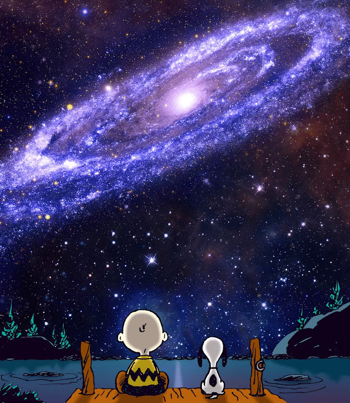 The Andromeda Galaxy - Peanuts Giclée limitiert