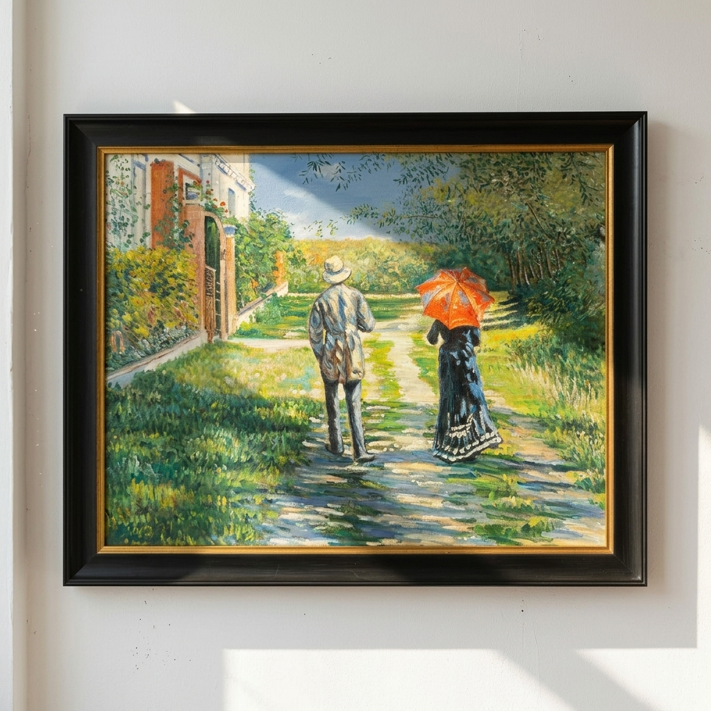 "The Path Uphill" | Gustave Caillebotte