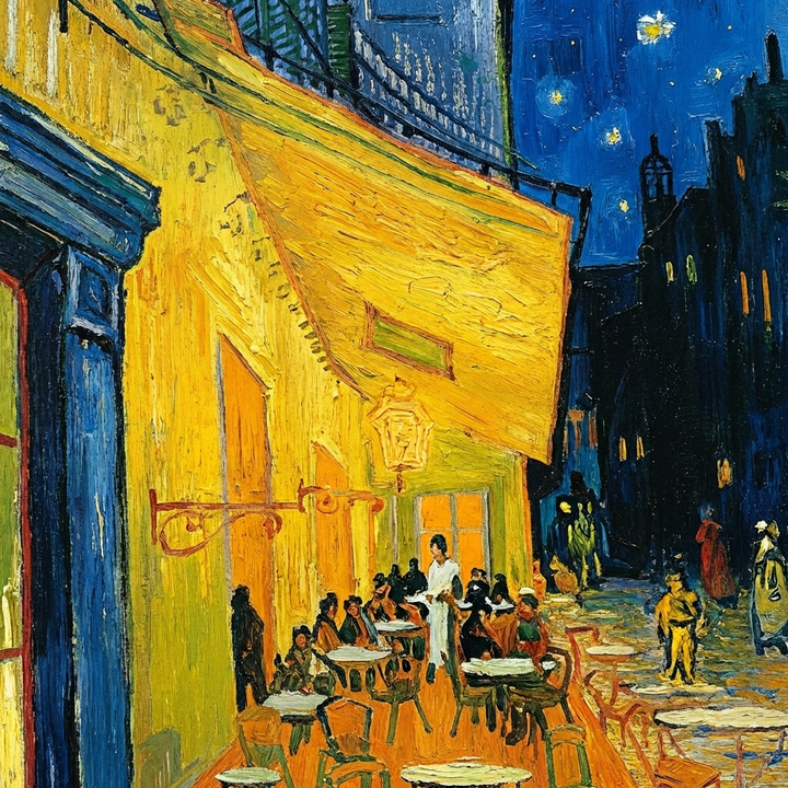 "Caféterrasse bei Nacht" | Vincent van Gogh