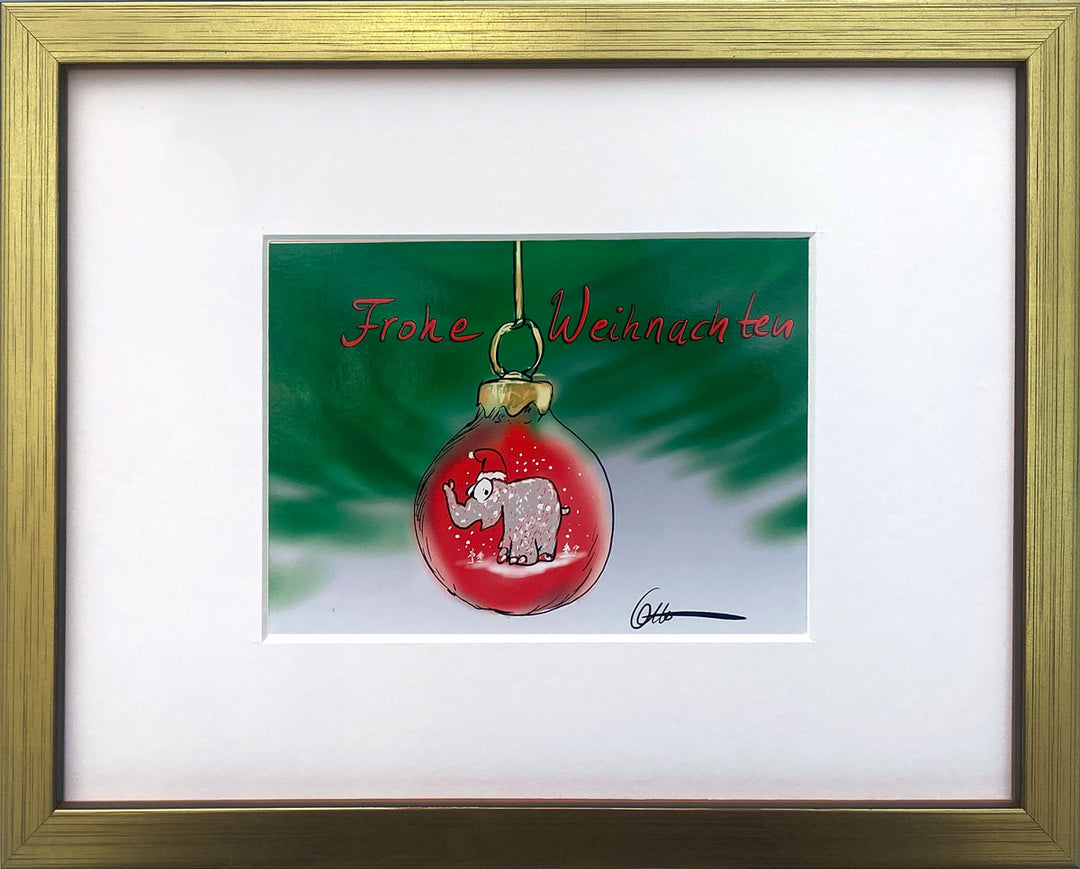 "Frohe Weihnachten" | Otto Waalkes Miniprint