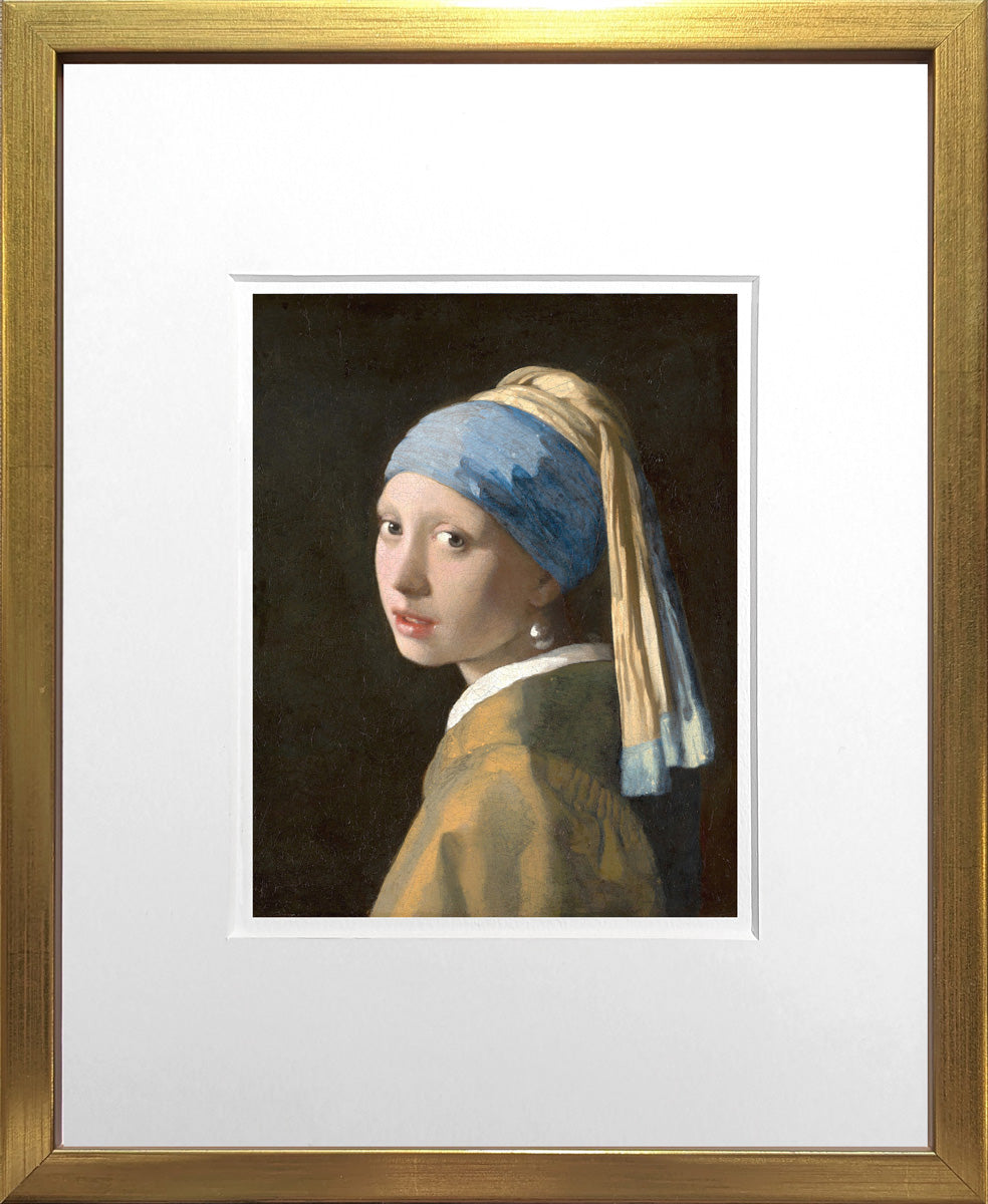 Das Mädchen mit der Perle - Johannes Vermeer | Meisterwerke Miniprint