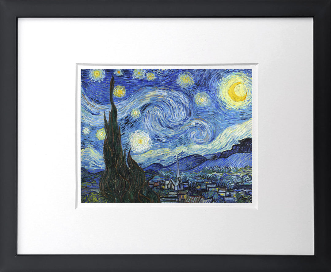 Die Sternennacht - Vincent van Gogh | Meisterwerke Miniprint