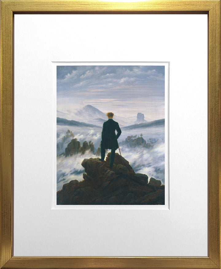 Der Wanderer über dem Nebelmeer - Caspar David Friedrich | Meisterwerke Miniprint