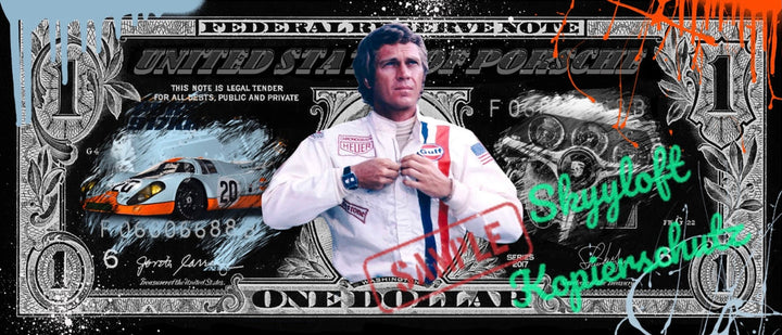 Skyyloft MCQUEEN GULF DOLLAR – gerahmt