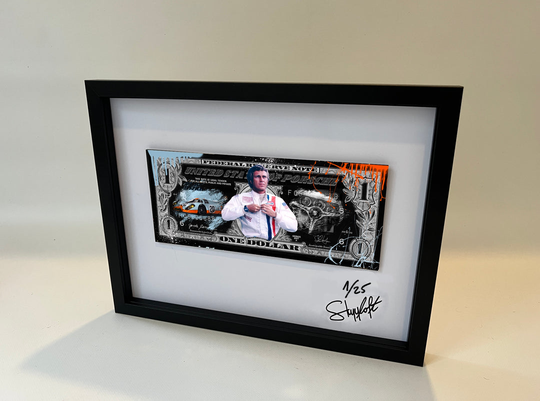 Skyyloft MCQUEEN GULF DOLLAR – gerahmt