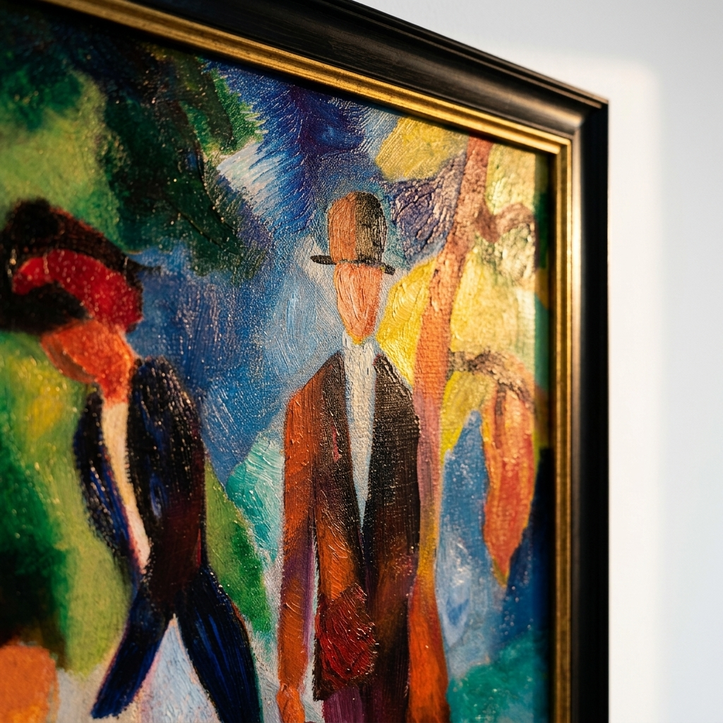 "Leute am blauen See" | August Macke