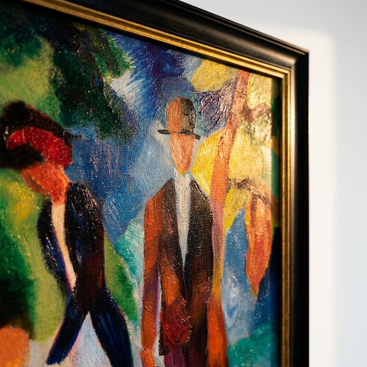 "Leute am blauen See" | August Macke