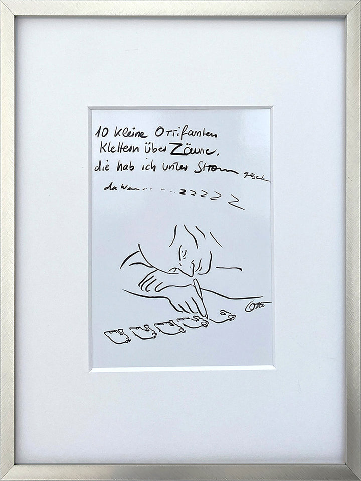 "10 Kleine Ottifanten…" | Otto Waalkes Miniprint
