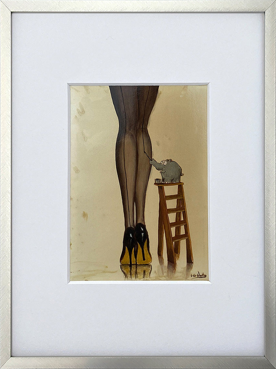 "Auf dem Strich" | Otto Waalkes Miniprint