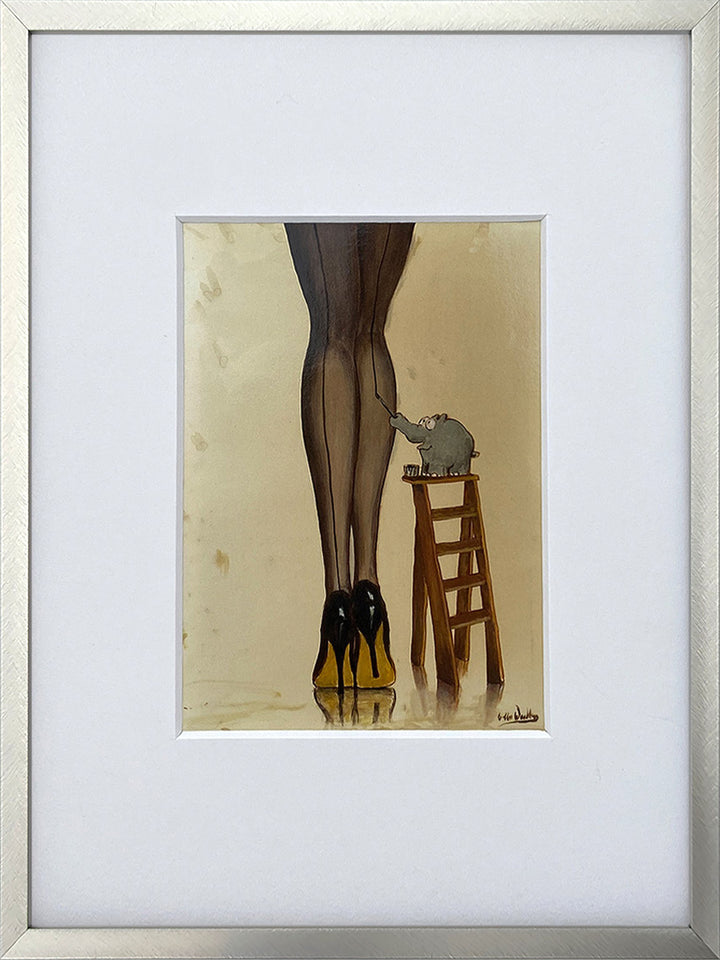 "Auf dem Strich" | Otto Waalkes Miniprint