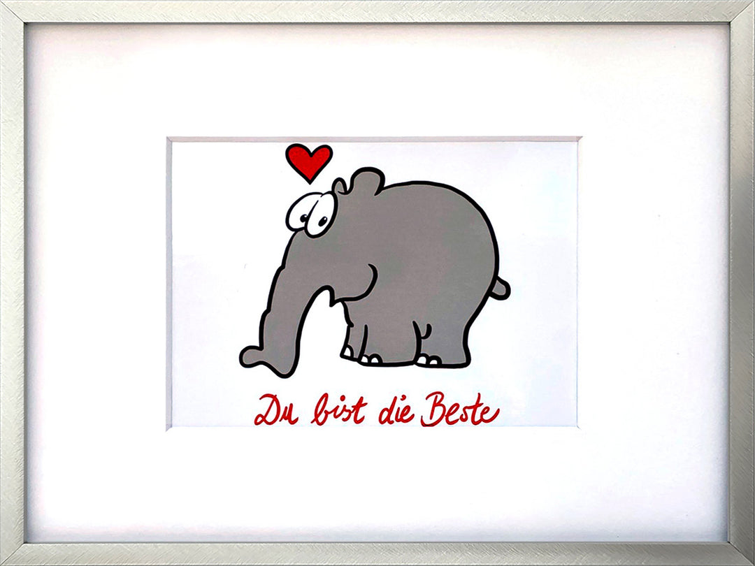 "Du bist die Beste" | Otto Waalkes Miniprint