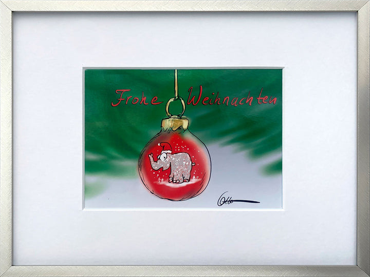 "Frohe Weihnachten" | Otto Waalkes Miniprint