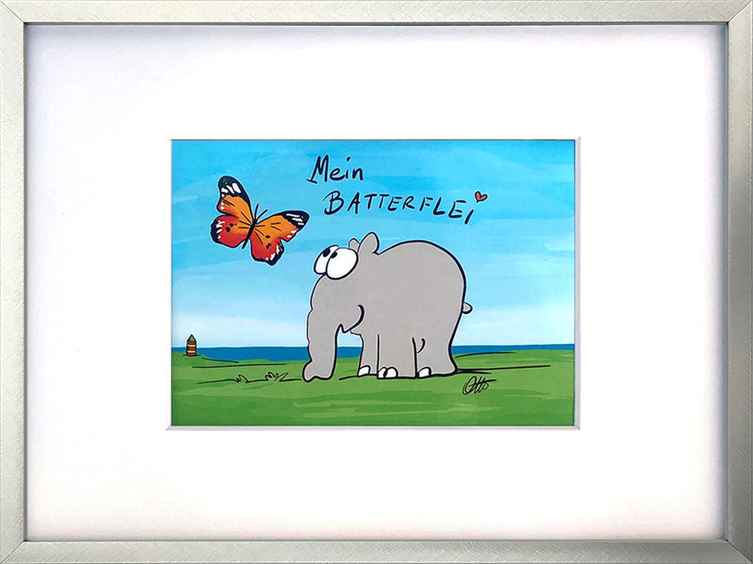 "Mein Batterflei" | Otto Waalkes Miniprint