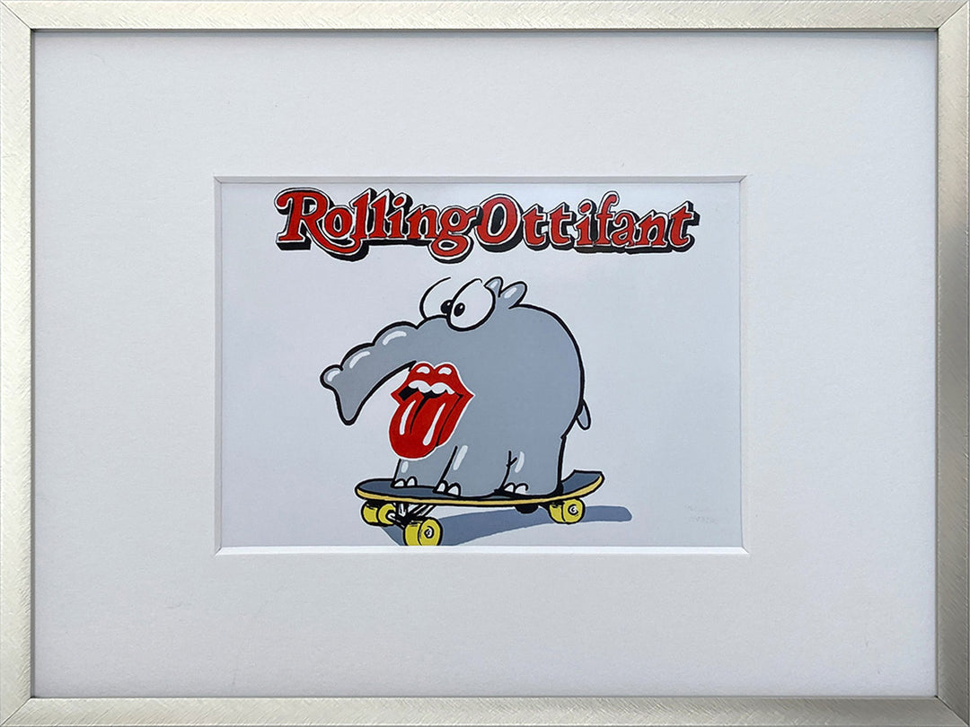 "Rolling Ottifant" | Otto Waalkes Miniprint