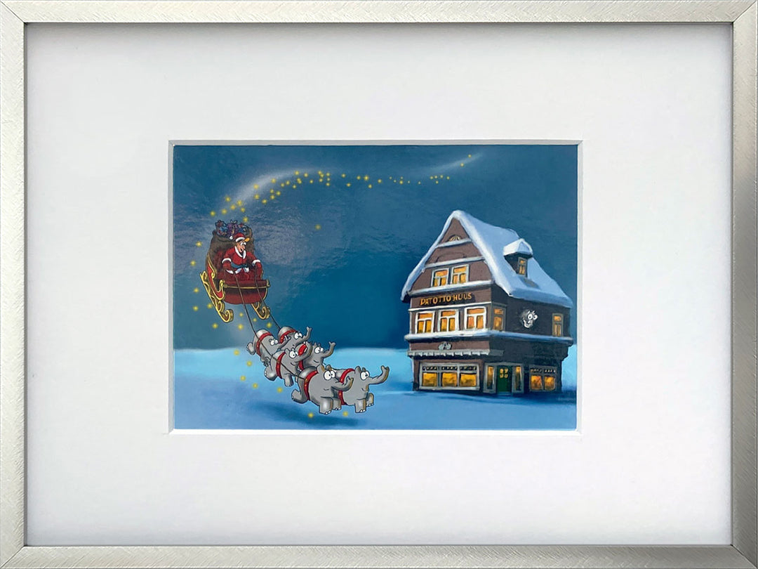"Weihnacht Otto Huus" | Otto Waalkes Miniprint