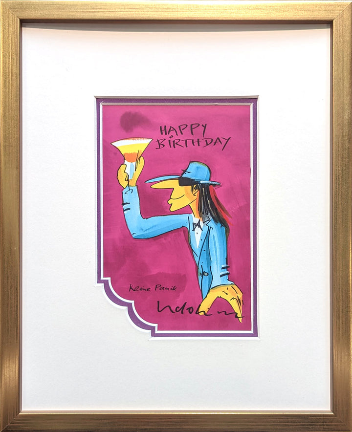 "Happy Birthday" Lila Edition | Udo Lindenberg Miniprint