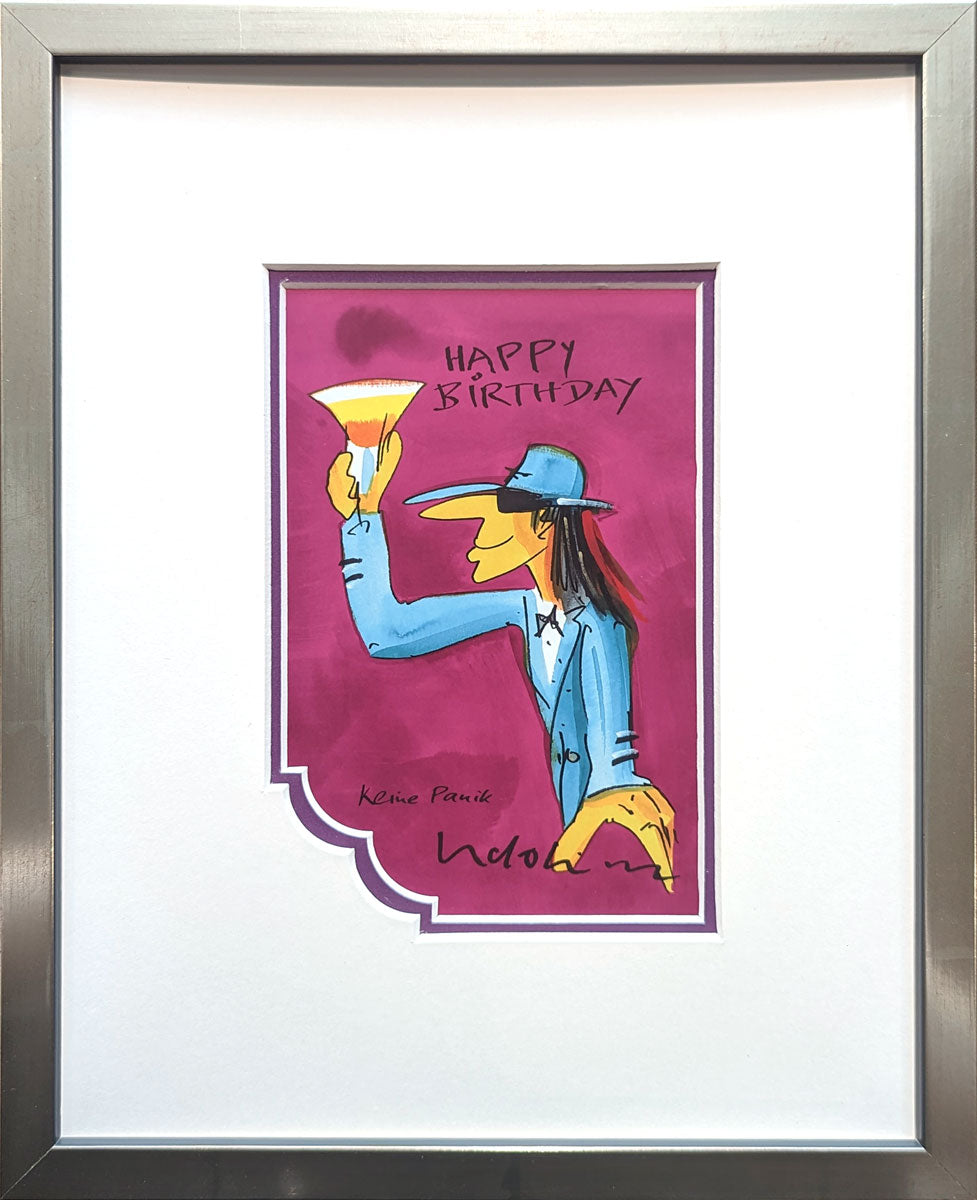 "Happy Birthday" Lila Edition | Udo Lindenberg Miniprint