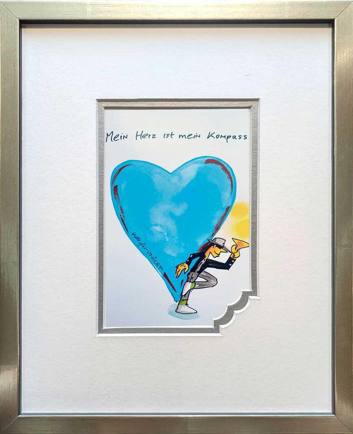 "Mein Herz ist mein Kompass" | Udo Lindenberg Miniprint