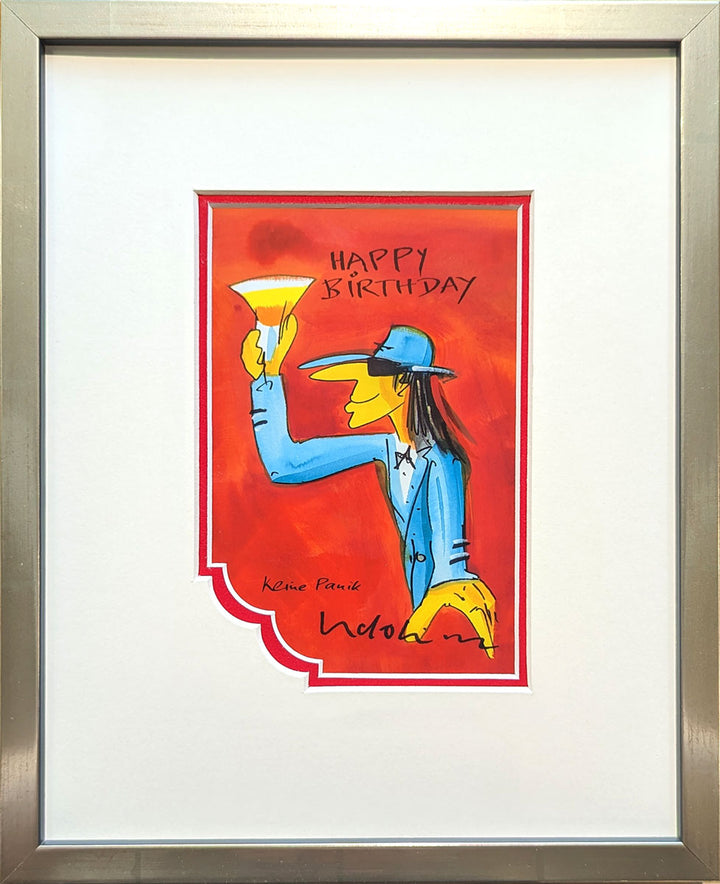 "Happy Birthday" Rote Edition | Udo Lindenberg Miniprint