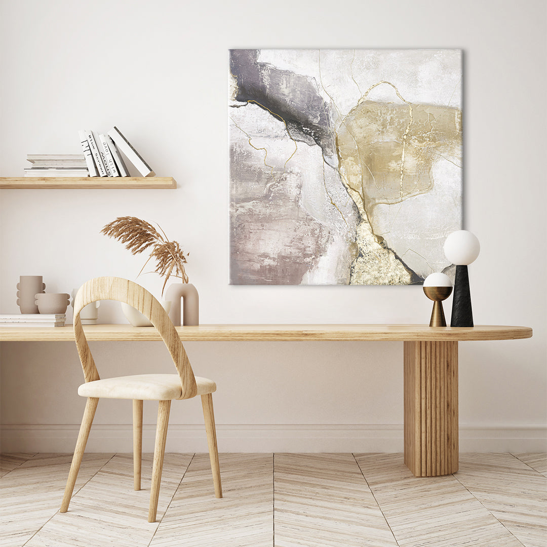 Pieced – Strukturbild handgemalt