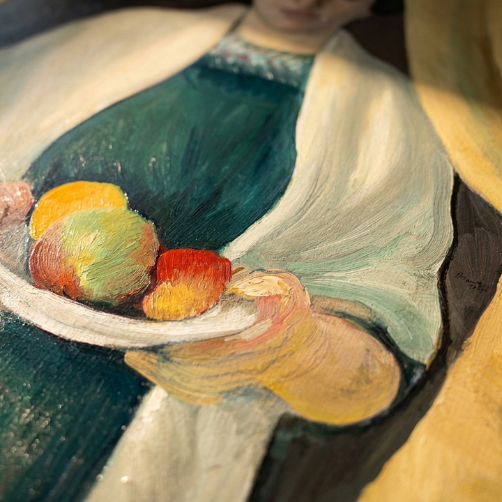 "Porträt mit Äpfeln" | August Macke