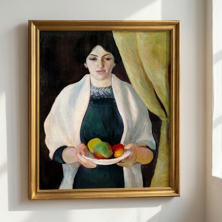 "Porträt mit Äpfeln" | August Macke