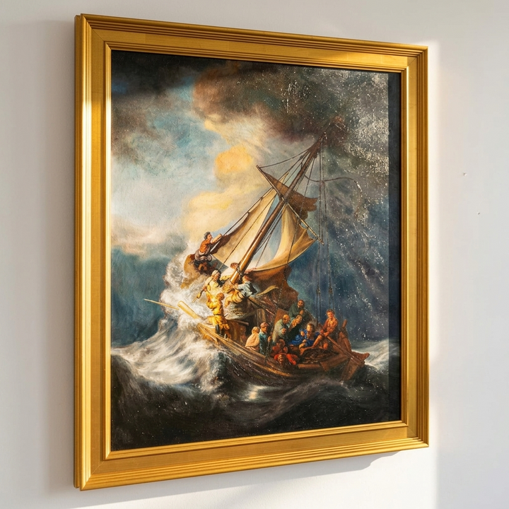"Christus im Sturm auf dem See Genezareth" | Rembrandt van Rijn