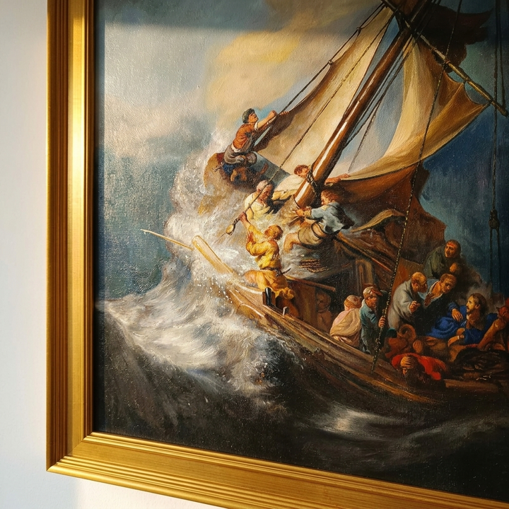 "Christus im Sturm auf dem See Genezareth" | Rembrandt van Rijn