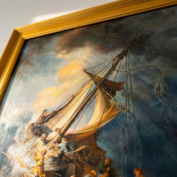"Christus im Sturm auf dem See Genezareth" | Rembrandt van Rijn