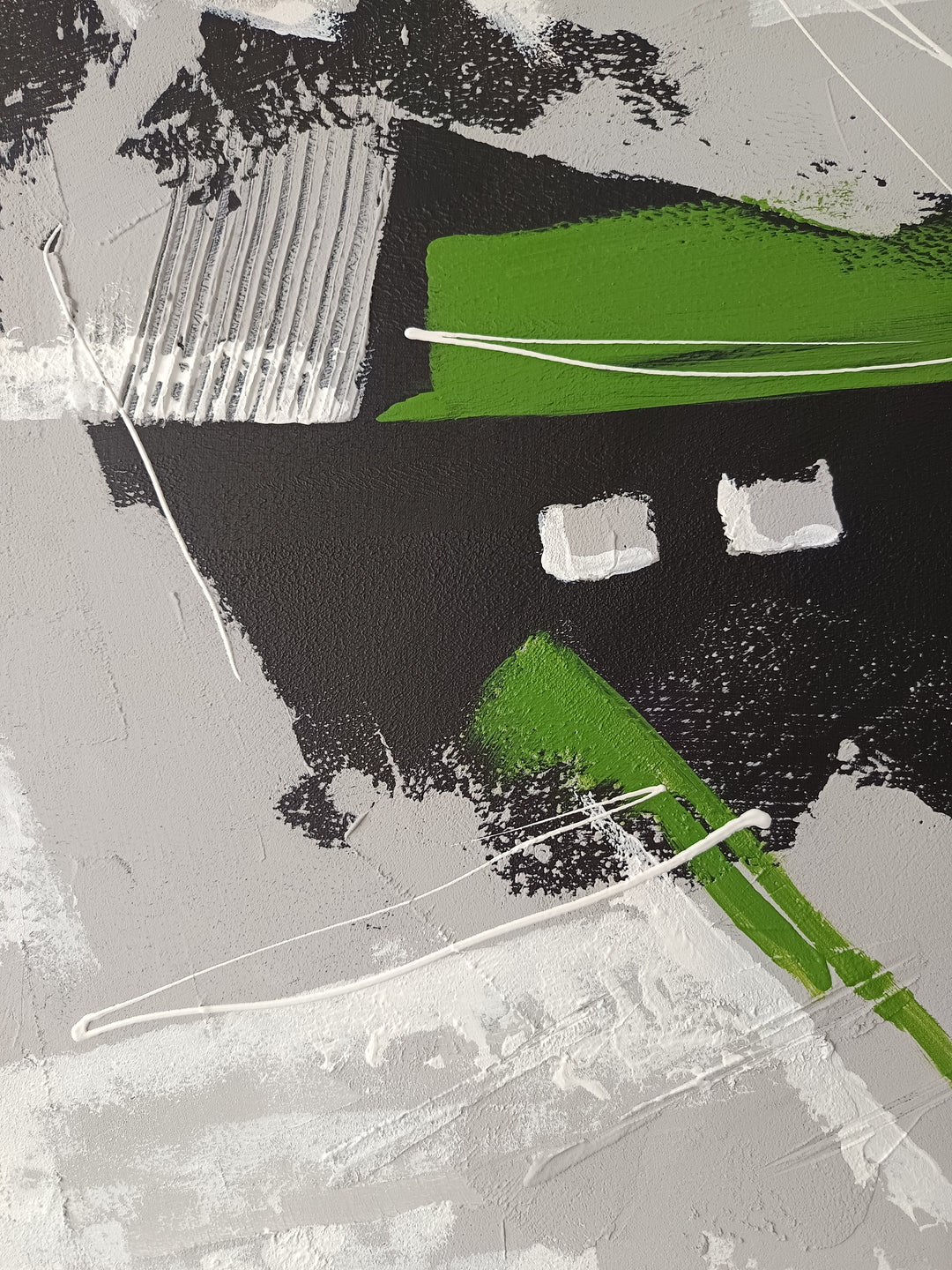 "Abstrakt mit grünen Akzenten" | Spira