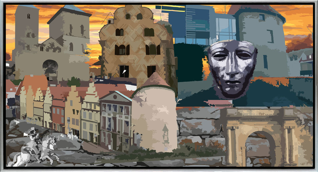 Osnabrück Ensemble (OSB-24) I Giclee auf Holzkeilrahmen