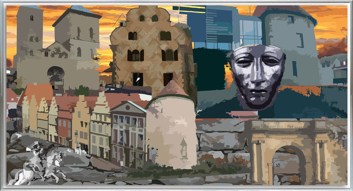 Osnabrück Ensemble (OSB-24) I Giclee auf Holzkeilrahmen