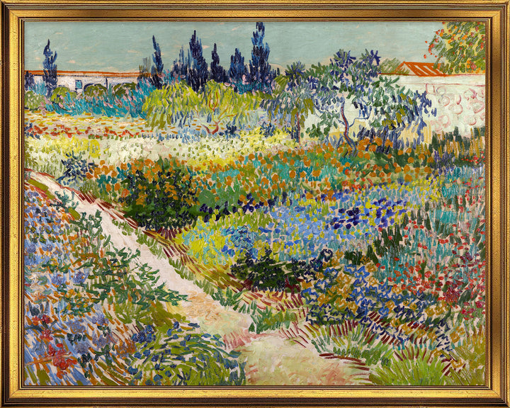 "Blühender Garten mit Pfad" | Vincent van Gogh