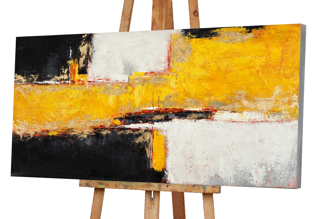 Interpretation von Gelb und Schwarzweiß