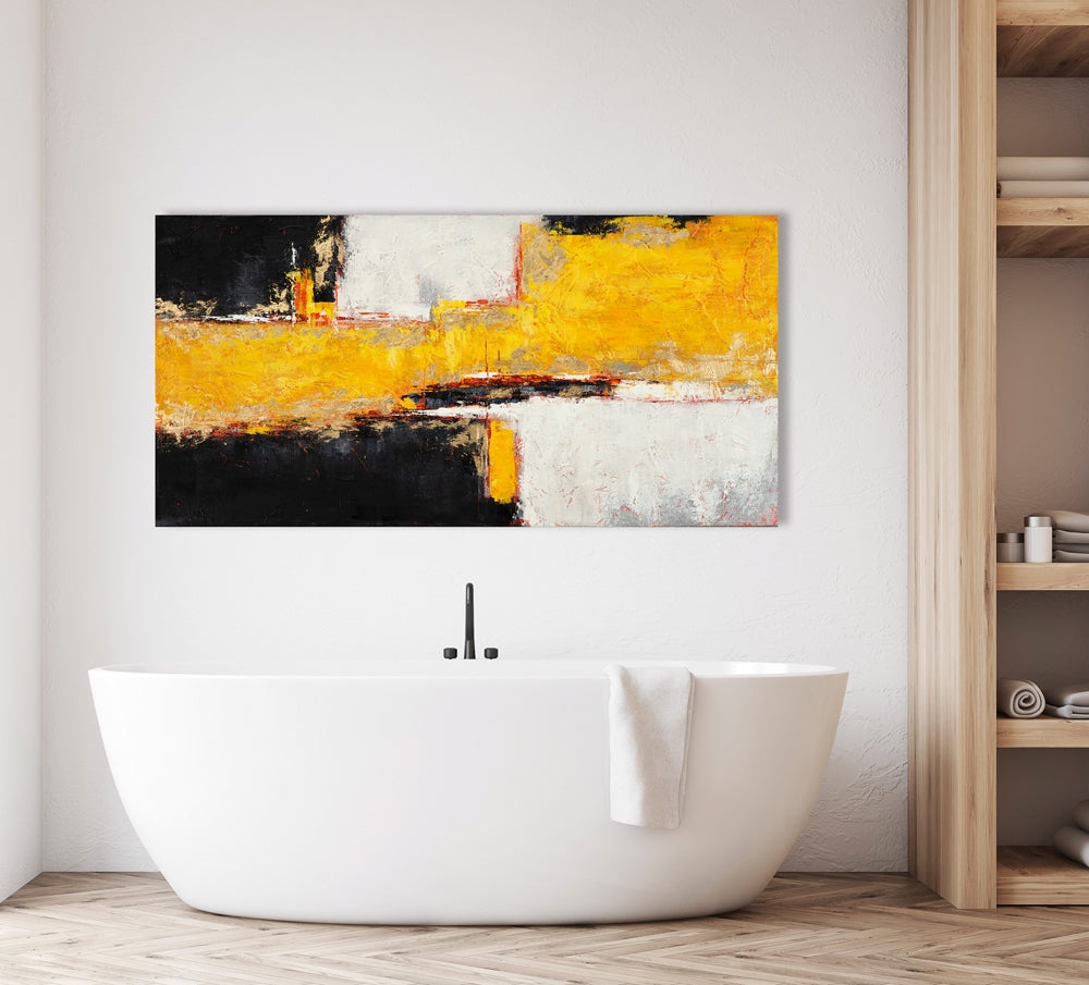 Interpretation von Gelb und Schwarzweiß