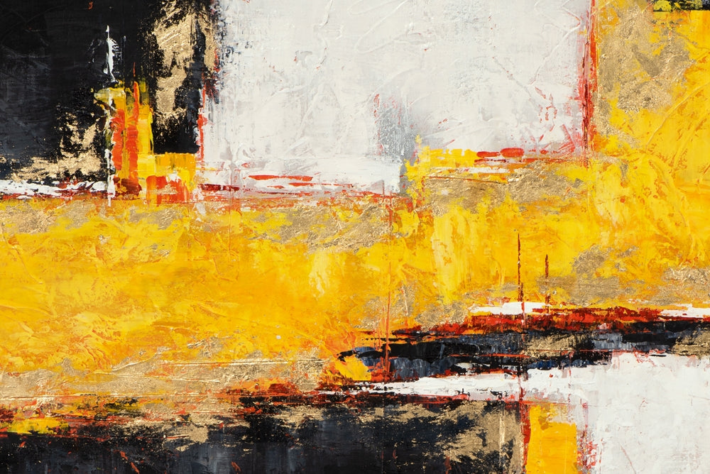 Interpretation von Gelb und Schwarzweiß