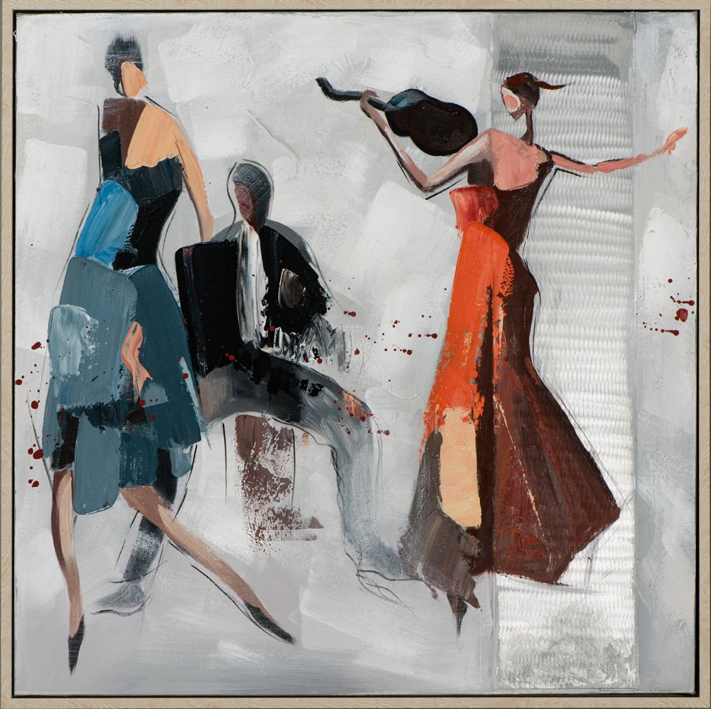 Tanz mit Geige und Akkordeon