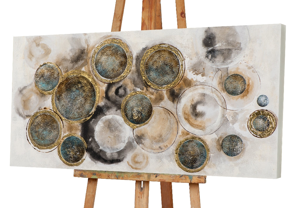 Abstrakte Kreise hell