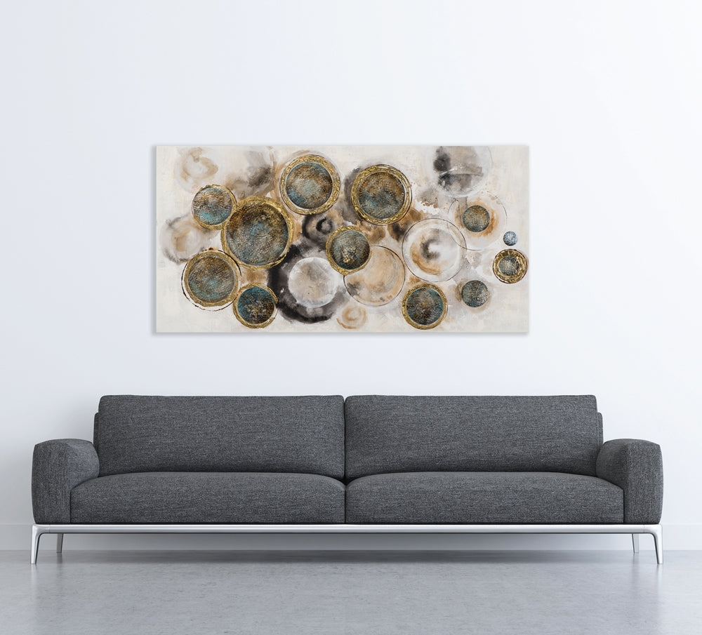 Abstrakte Kreise hell