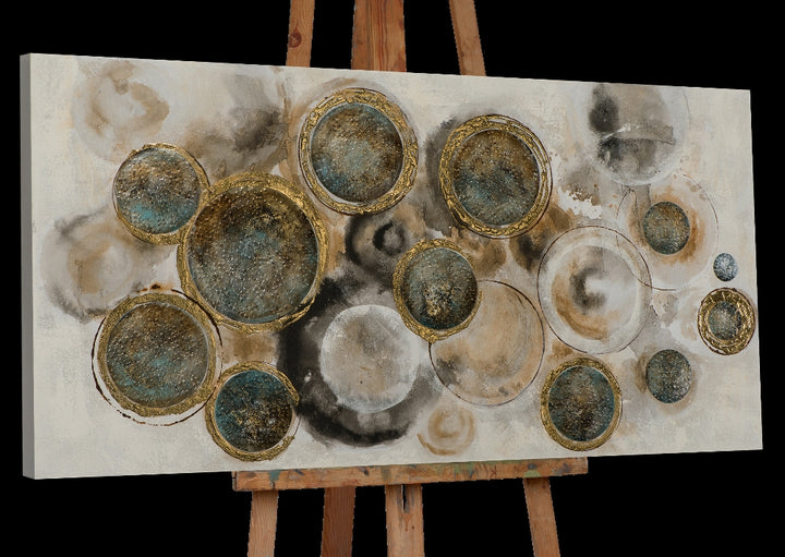 Abstrakte Kreise hell