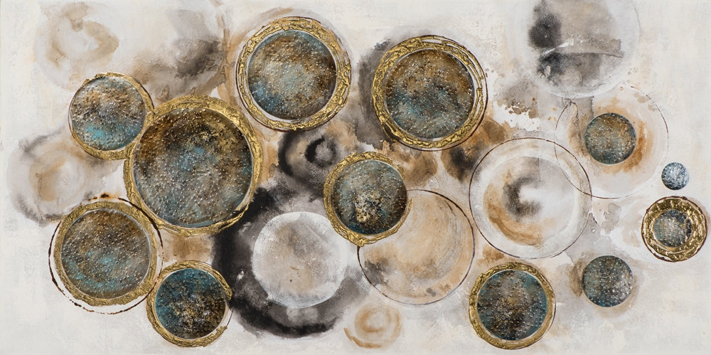 Abstrakte Kreise hell