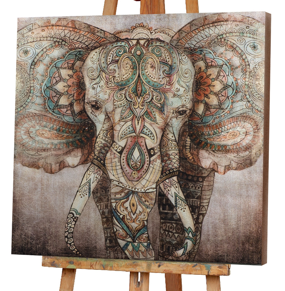 Geschmückter Elefant