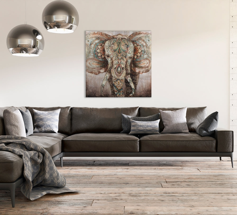 Geschmückter Elefant