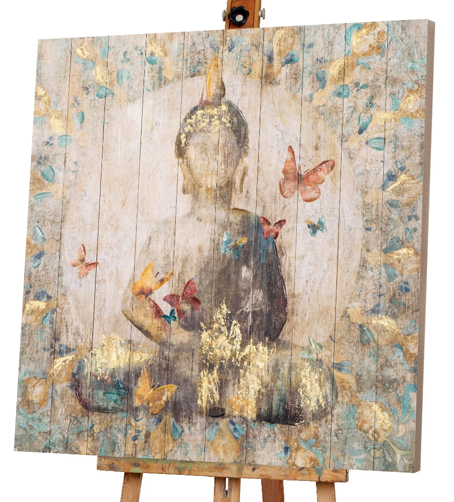 Buddha mit Schmetterlingen