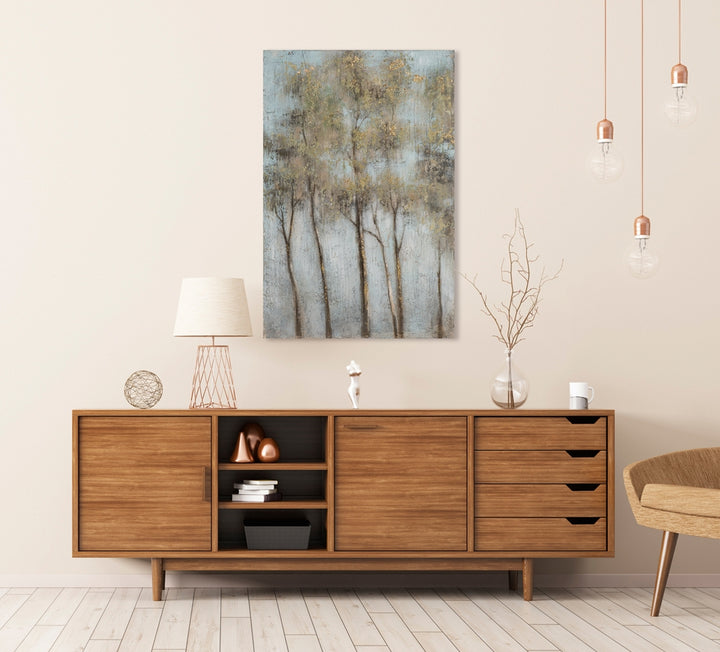 Bäume im Morgengrauen