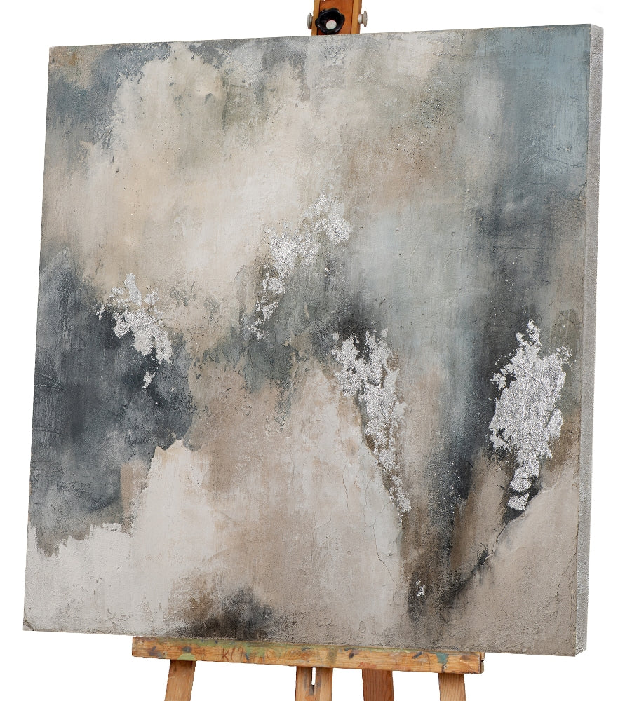 Variation in Blaugrau und Silber