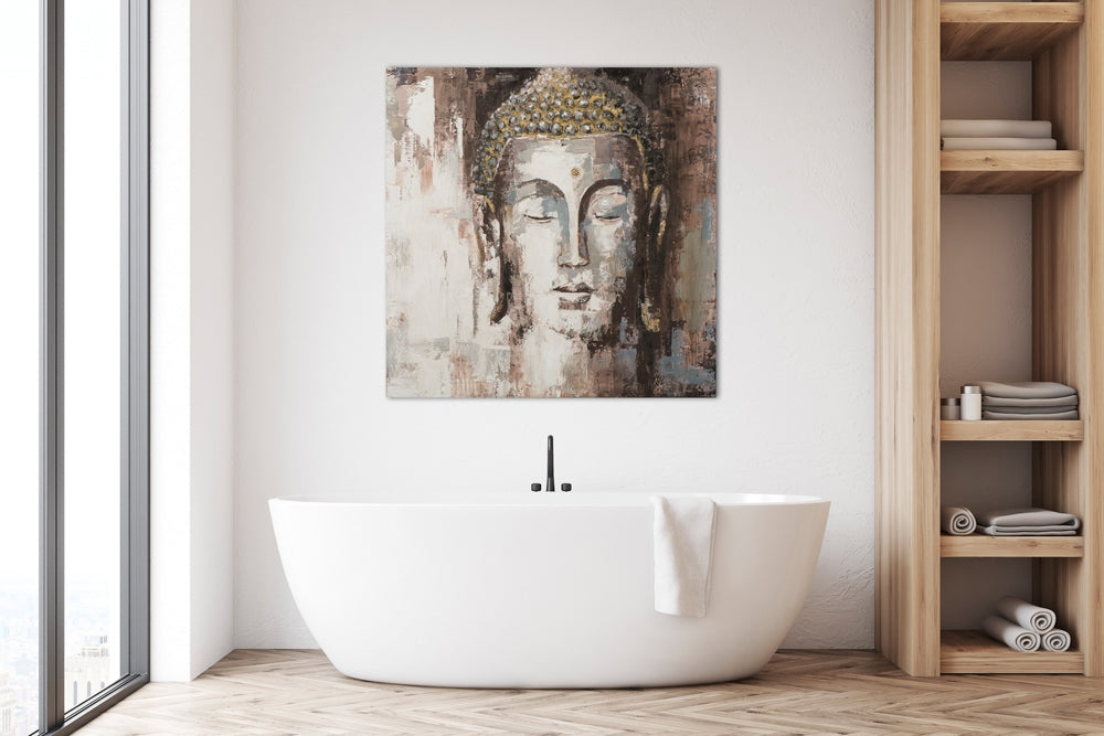 Buddha mit schmalem Gesicht