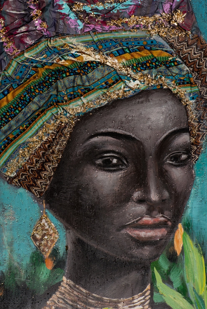 Schönheit mit Turban