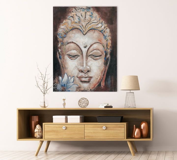 Schlafender Buddha mit Lotus