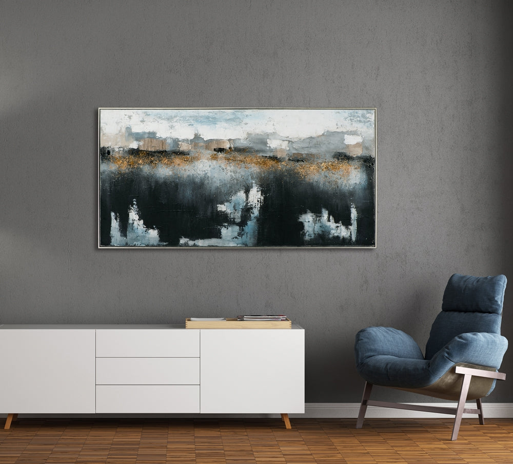 Impression "Horizont" mit goldenen Akzenten